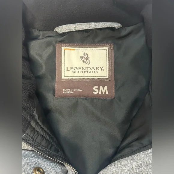 Legendary Whitetails Womens Small Vortex Gray Zip Snap Close Outdoor Hiking Vest - Picture 6 of 8